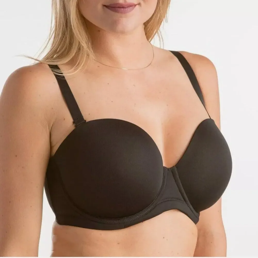 Wacoal Strapless Plunging Neckline Underwire Bra - Picture 1 of 6